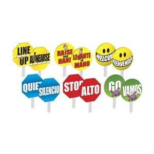  Bilingual Classroom Sign   Line Up Toys & Games