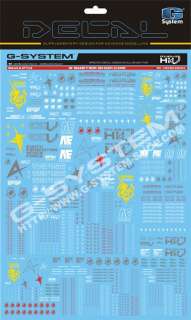 System   De 001 Decal for Hi Nu Gundam  