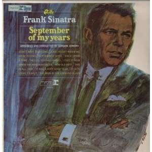   SEPTEMBER OF MY YEARS LP (VINYL) UK REPRISE 1965 FRANK SINATRA Music