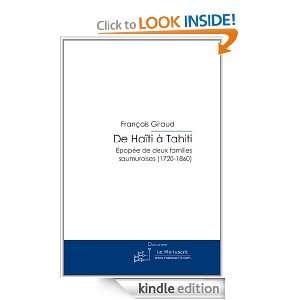 De Haïti à Tahiti (French Edition) François Giraud  