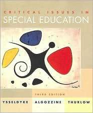 Critical Issues in Special Education, (0395961270), James Ysseldyke 