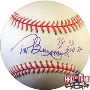 Tom Burgmeier Autographed/Hand Signed Rawlings Official MLB Baseball 