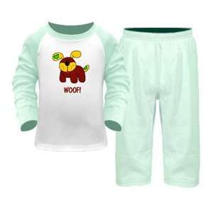    Cute Puppy 2 Piece Pant Set Baby Girl or Baby Boy Clothing: Baby