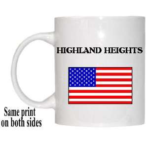 US Flag   Highland Heights, Ohio (OH) Mug 