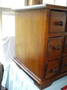 ANTIQUE STYLE APOTHECARY / SPICE 18 DRAW CABINET / CHEST   NICE   L@@K 