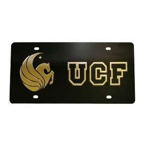  Central Florida Knights Plate Ucf Pegasus Blk/Gold Sports 