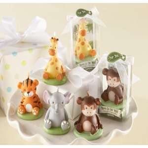  Born to be Wild Animal Candles (Set of 4, Assorted 
