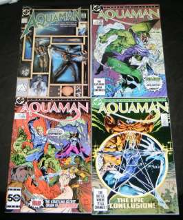AQUAMAN Set #1 4, DC Comics 1989   MINI Comic SERIES  