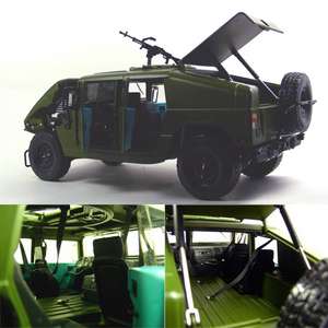DFM Chinese Hummer Diecast Toy Car Vehicle Army Green  