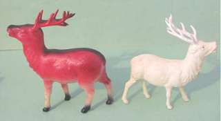 Vintage CHRISTMAS Decoration Sleighs Reindeers Santa Boots  