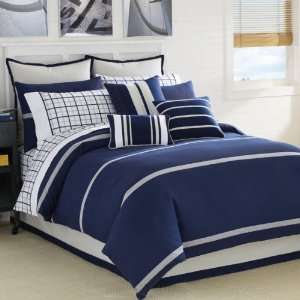  Nautica Blue Lake Twin Comforter Set: Home & Kitchen