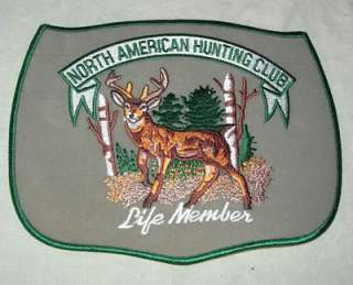 NORTH AMERICAN HUNTING CLUB PATCH W/ DEER  