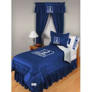 com Duke Blue Devils ( University Of ) NCAA Locker Room Twin Bedskirt 