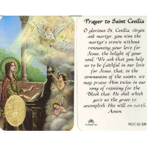  St. Cecilia Prayer Card (RCC 62E)