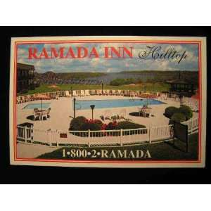  Pool Ramada Inn Hilltop, Natchez, Mississippi Postcard 