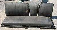 ANTIQUE HORSE DRAWN CARRIAGE WAGON SEATS  