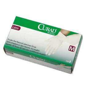  Curad powder free latex exam gloves, XL (10 boxes) Health 