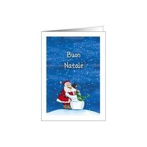  Buon Natale, italien, Babbo Natale, Christmas, Card 