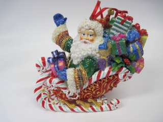 Christopher Radko Candy Ride Santa II Ornament B12  