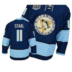 Pittsburgh Penguins winter classic jerseys #11 Staal dark blue jerseys 