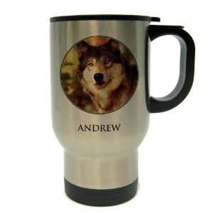  Wolf Personalized Travel Mug