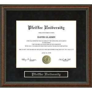  Pfeiffer University Diploma Frame