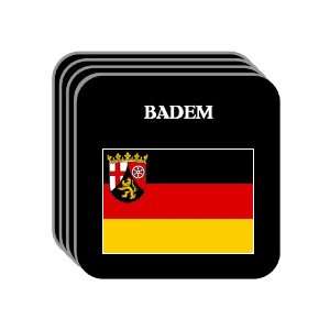   Palatinate (Rheinland Pfalz)   BADEM Set of 4 Mini Mousepad Coasters