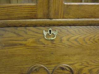 Antiques Arts & Crafts Quarter Sawed Secretary Bookcase  