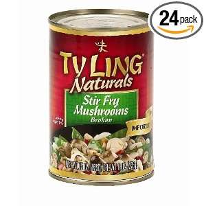 Ty Ling Stir Fry Mushrooms, 15 Ounce Cans (Pack of 24):  