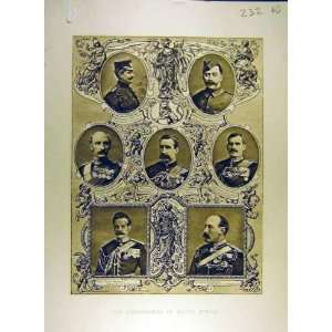  1900 Commanders South Africa War Military Officers