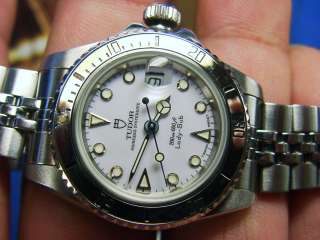 Rolex Tudor Lady Submariner Model No. 96090 White dial All original 