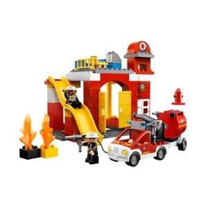  Lego Duplo Fire Station   6168: Toys & Games