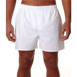  Robinson Adult Boxer Shorts White Size Medium Sports 