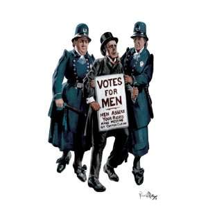  Votes for Men Suffragists Revenge 28X42 Canvas Giclee 