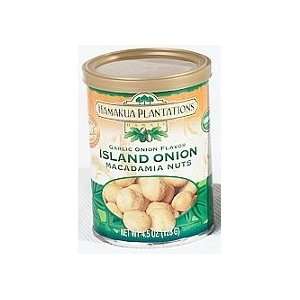 Hawaiian Macadamia Nuts Island Onion 4.5 oz. Can:  Grocery 