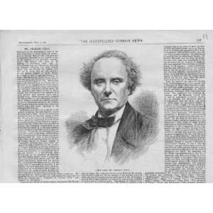  Portrait Charles Kean Actor 1868 Engraving