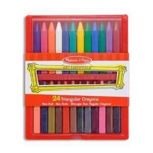  Melissa and Doug 24 Trinagular Crayons #4136 Toys & Games