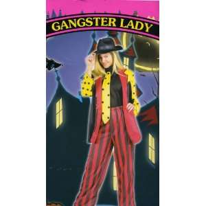  Gangster Lady Costume   Womans Size Large (8 10) Toys 