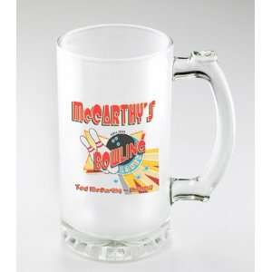  Personalized Set of 4 Bowling Frosted Sports Mug