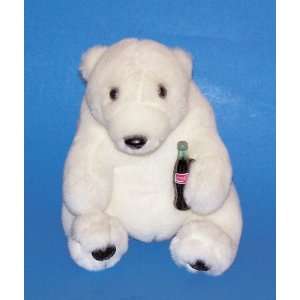  9 Plush 1993 Coca cola Polar Bear with Coke Bottle: Toys 