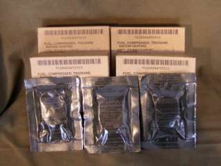 TRIOXANE RATION HEATING COMPRESSED FUEL USGI 4 BOXES 3 TABS PER BOX 12 