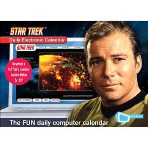  Star Trek 2011 Bubbles Daily Electronic Calendar Office 
