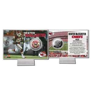  Dexter McCluster Silver Coin Card 