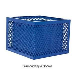    Square Ultracoat Planter, Perforated   Blue: Patio, Lawn & Garden