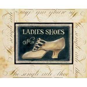 Ladies Shoes No 24 by Kimberly Poloson 20x16:  Home 