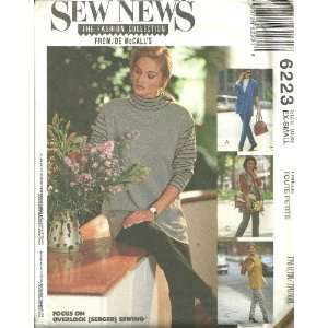   News Sewing Pattern By McCalls 6223 (Size 6 8) Ex Small Arts