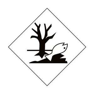 DL174AP   DOT Shipping Label, Marine Pollutants Symbol, 4 x 4 