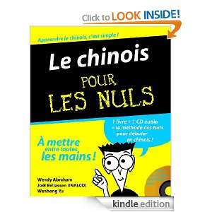 Le Chinois Pour les Nuls (French Edition) Wendy ABRAHAM  