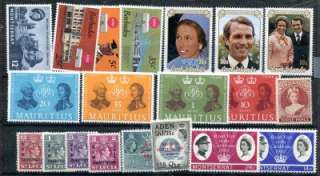 BRITISH COMMONWEALTH KGVI & QEII COLLECTION x8 issues (20 STAMPS) MNH 