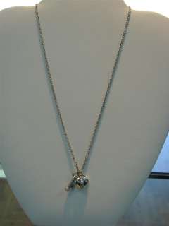 Tiffany & Co. Platinum and Diamond Heart & Key Necklace  
